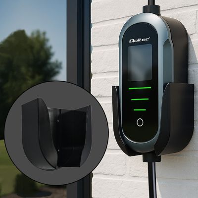 7. Qoltec Mobilna ładowarka do samochodu elektrycznego EV i hybryd z regulacją 2w1 Typ2 | 7kW | 230V | CEE 32A | Wi-fi | TUYA | SMART LIFE | LCD | Przenośna | Wallbox | 5m