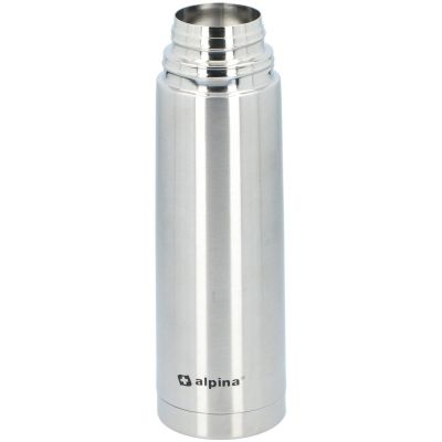 14. TERMOS TERMICZNY TURYSTYCZNY ALPINA 750ML SREBRNY