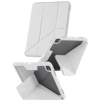 2. Etui Care by PanzerGlass Y fold do iPad Pro 13" 2024 / 2025 - jasnoszare