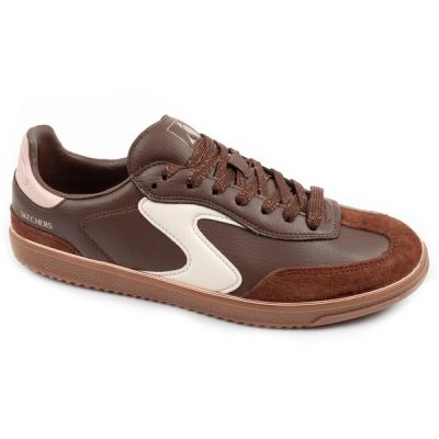 Skechers buty sportowe sneakersy damskie Hotshot brązowe modne