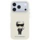 4. Etui Karl Lagerfeld Smooth Ikonik Sketch MagSafe do iPhone 18 Pro / 17 Pro - beżowe