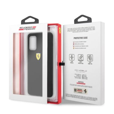 7. Etui Ferrari Silicone na Samsung Galaxy S20+ - czarne