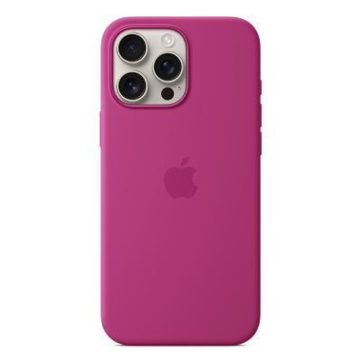 2. Etui Apple iPhone16 Pro Max Silicone Case with MagSafe - Fuchsia