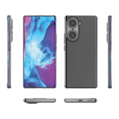 2. Żelowy pokrowiec etui Ultra Clear 0.5mm Honor 60 Pro przezroczysty
