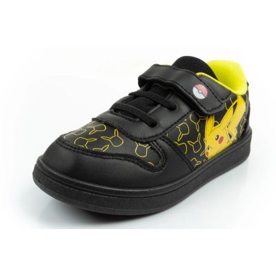 3. Leomil buty sportowe dziecięce sneakersy Pokemon lekkie na rzep czarne