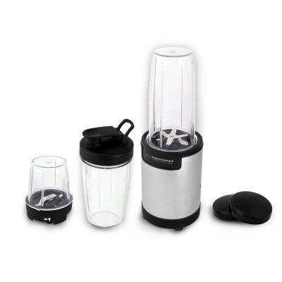 17. Blender sportowy do mielenia Esperanza NUTRI BOMB EKM030 (900W; kolor czarno-srebrny)