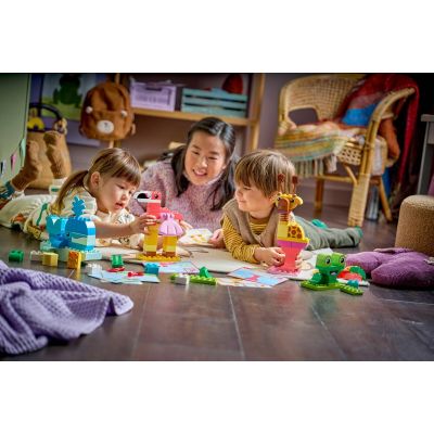 9. LEGO Duplo 10472 - Gra w budowanie zwierzątek