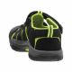 4. Sandały trekkingowe dziecięce na lato Keen Newport H2 Black/Lime green dla dzieci (1009942)