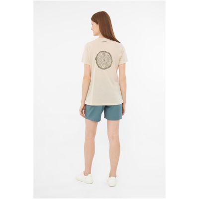 T-shirt damski VIKING Rune Lady beżowy   M