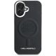 3. Etui Karl Lagerfeld Initial & Metal Logo MagSafe na iPhone 16 - czarne