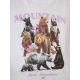 7. T-shirt boxy z nadrukiem dziewczęcy 4F 4FJKAW26TTSHF4426-10S