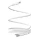 Kabel Puro Magnetic 10W magnetyczny USB-A - USB-C 1m - biały