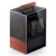 21. Obudowa Jonsbo T6, Mini-Tower, Mini-ITX, Tempered Glass, Holz - czarna
