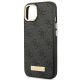 6. Etui Guess 4G Logo Plate MagSafe na iPhone 14 Plus - czarne