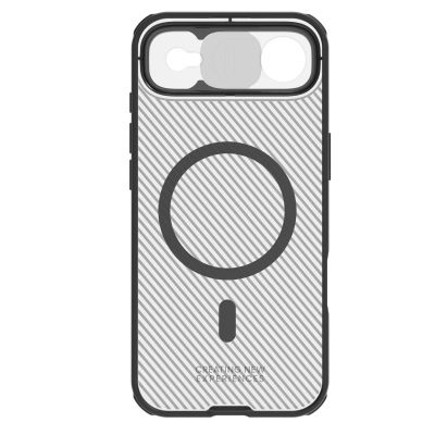 6. Etui Nillkin CamShield Pro kompatybilne z MagSafe na iPhone 17 Air - przezroczyste czarne