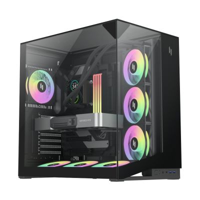 3. GameMax NEX C56 VC BK zabezpieczenia & uchwyty komputerów Midi Tower Czarny