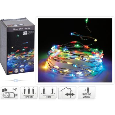 10. LAMPKI DRUCIKI GIRLANDA 320 LED MULTIKOLOR