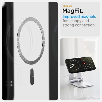 12. Etui Spigen Liquid Air Mag MagSafe na iPhone 16e / 17e - czarny mat