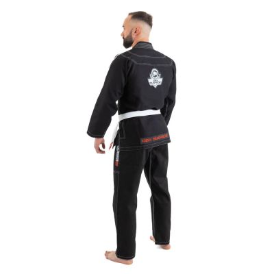 18. Kimono / GI do treningu BJJ - Czarne DBX ELITE A0 + PAS A0