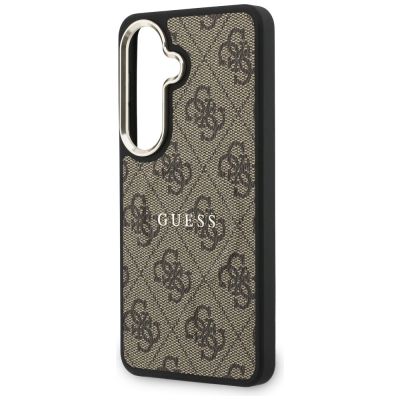 6. Etui Guess 4G Embossed Ring MagSafe na Samsung Galaxy S26 Plus - brązowe