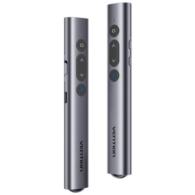2. Bezprzewodowy wskaźnik do prezentacji Vention z zielonym laserem + przyciskami i wbudowanym akumulatorem