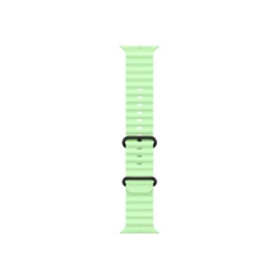 2. Apple Pasek 49mm Neon Żółty Ocean Band - Tytanowy Czarny