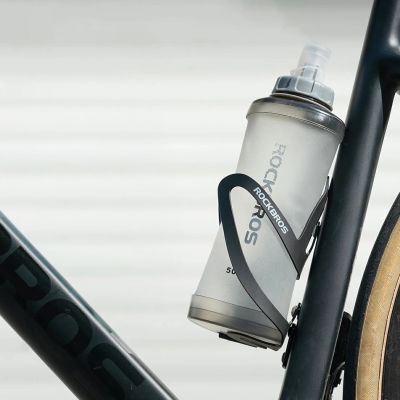 6. Bukłak Rockbros 350017001 soft flask miękki bidon do biegania 500 ml - biały