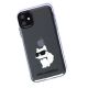 3. Etui Karl Lagerfeld Ikonik Choupette na iPhone 11 / Xr - przezroczyste