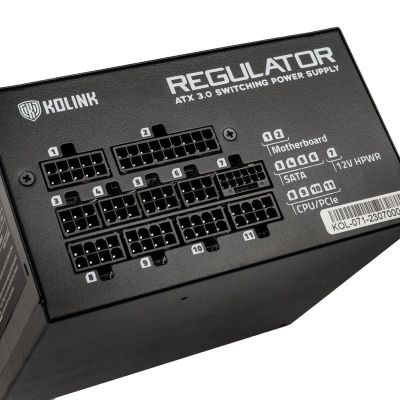 6. Kolink Regulator moduł zasilaczy 850 W 20+4 pin ATX ATX Czarny