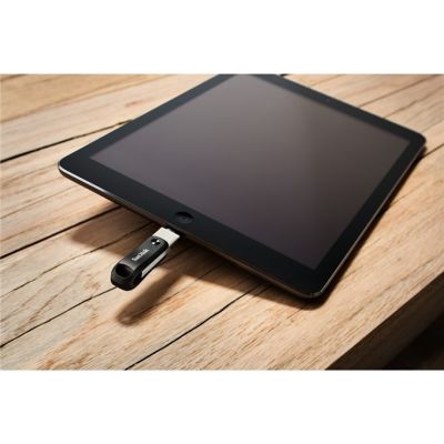 14. Pendrive SanDisk iXpand GO SDIX60N-256G-GN6NE (256GB; Lightning, USB 3.0; kolor srebrny)