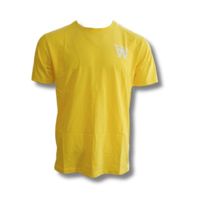 Koszulka sportowa damska Wood Wood Ace AA T-shirt Dandelion żółta - 10295702-2222-3003