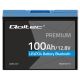 4. Akumulator Qoltec LiFePO4 53714 Litowo-Żelazowo-Fosforanowy | 12.8V | 100Ah | 1280Wh | Bluetooth | BMS