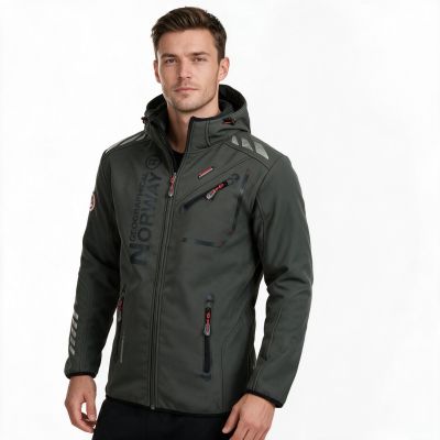 5. Kurtka softshellowa Geographical Norway Royaute ASSOR B MEN 068 M WW1975H/GN/Dark Grey / Black