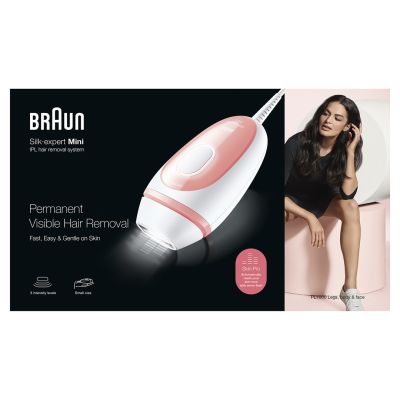 7. Braun Silk-expert PL1000 środek do usuwania włosów Intensywne światło impulsowe (IPL) Różowy, Biały