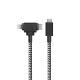 12. Kabel Native Union Duo (USB-C do USB-C/Lightning), Zielony, USB C, USB C/Lightning, 1.5 m, Męski, Męski
