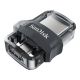 12. Pendrive SanDisk Ultra Dual Drive M3.0 SDDD3-032G-G46 (32GB; microUSB, USB 3.0; kolor szary)