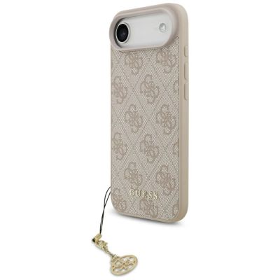 Etui Guess 4G Charms Collection MagSafe na iPhone Air - różowe