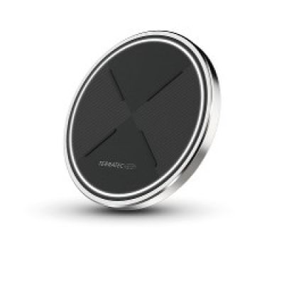 Terratec ChargeAIR dot! Smartfon Czarny, Srebrny DC Bezprzewodowe ładowanie Szybkie ładowanie Wewnętrzna