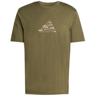 2. Koszulka męska adidas Camo Explorer Graphic oliwkowa JZ7502