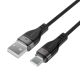 3. Kabel Acefast C11-04 USB-A - USB-C 3A 1,2 m w magnetycznym oplocie - czarny