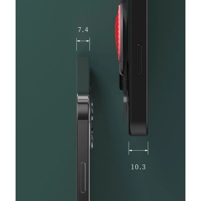 9. Kingxbar Sweet Series żelowe etui ozdobione oryginalnymi Kryształami Swarovskiego z podstawką iPhone 12 mini niebieski