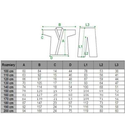3. Kimono karate Masters kyokushinkai 8 oz - 140 cm NEW 06194-140