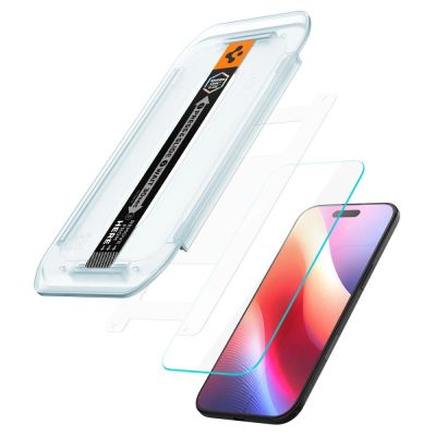 3. Szkło hartowane Spigen Glas.TR EZ Fit 2-pack na iPhone 17 Air - przezroczyste