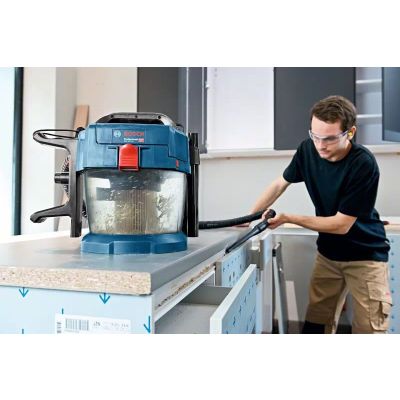 10. Bosch GAS 18V-10 L Professional Czarny, Niebieski