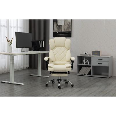 32. Activejet Fotel biurowy YK7416 beżowy