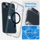 7. Etui Spigen Ultra Hybrid Mag z MagSafe na iPhone 14 Plus - przezroczysto-czarne