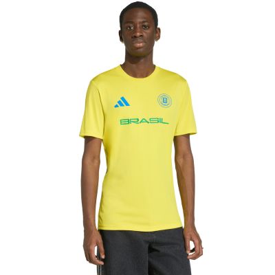 Koszulka męska adidas Brazil 26 Jersey żółta KH2307