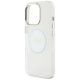 6. Etui Guess IML Metal Colored Circle Classic Logo MagSafe na iPhone 16 Pro - białe
