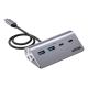 12. UNITEK HUB ALUMINIOWY USB-A/C 2X USBA 2X USBC 5GBP
