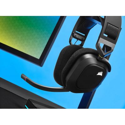 10. Słuchawki Corsair HS80 RGB Wireless Carbon